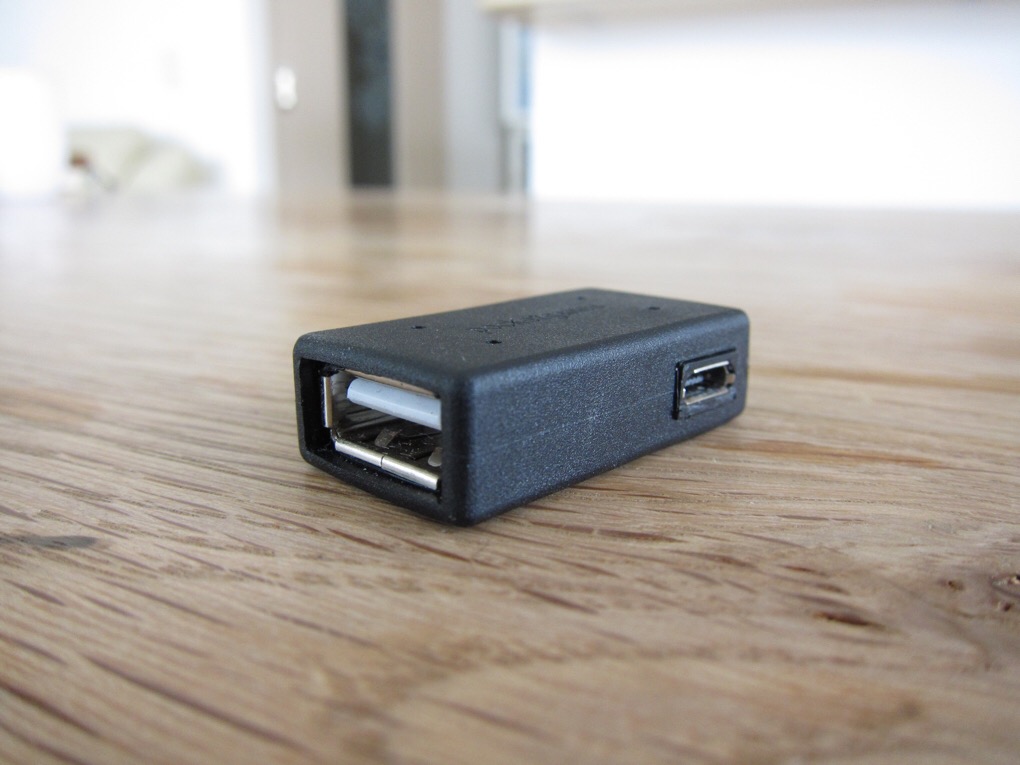 pocketgames】USB機器への給電機能付き！スマートフォン対応 ポケットホストアダプタ microUSB セルフパワー