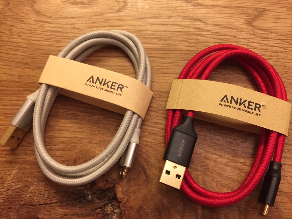Anker® 高耐久ナイロン Micro USB ケーブル